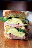 Ham, Cheese, Egg, and Lemon Sandwiches-image