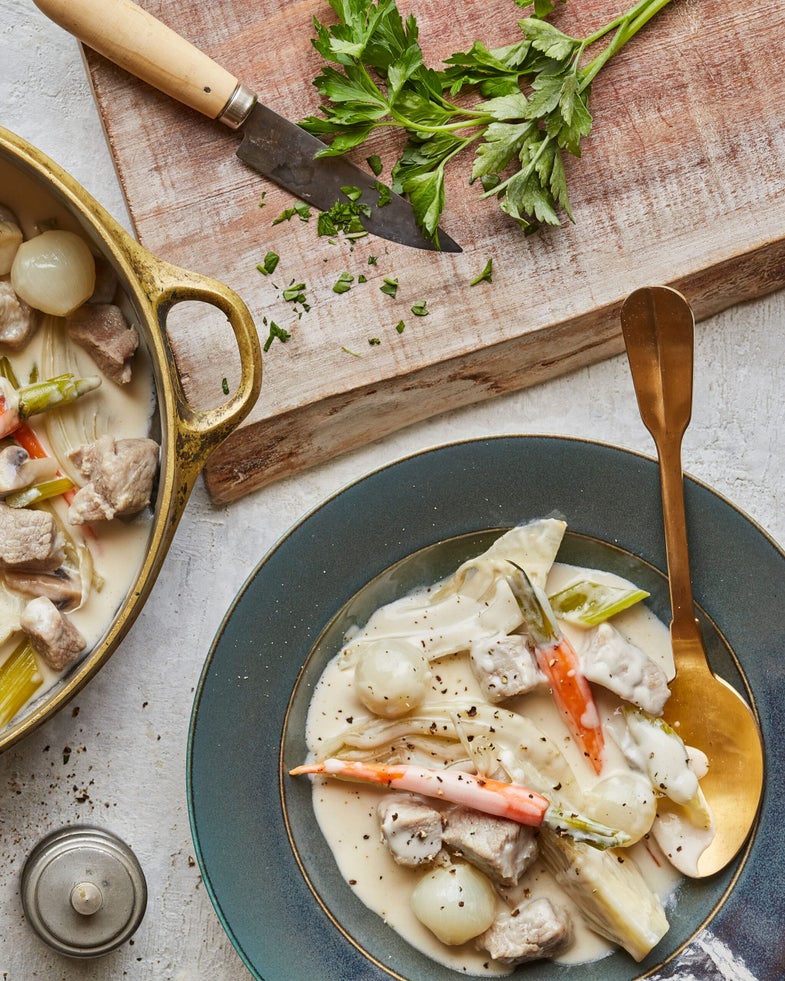 Blanquette de Veau (Veal in Cream Sauce)