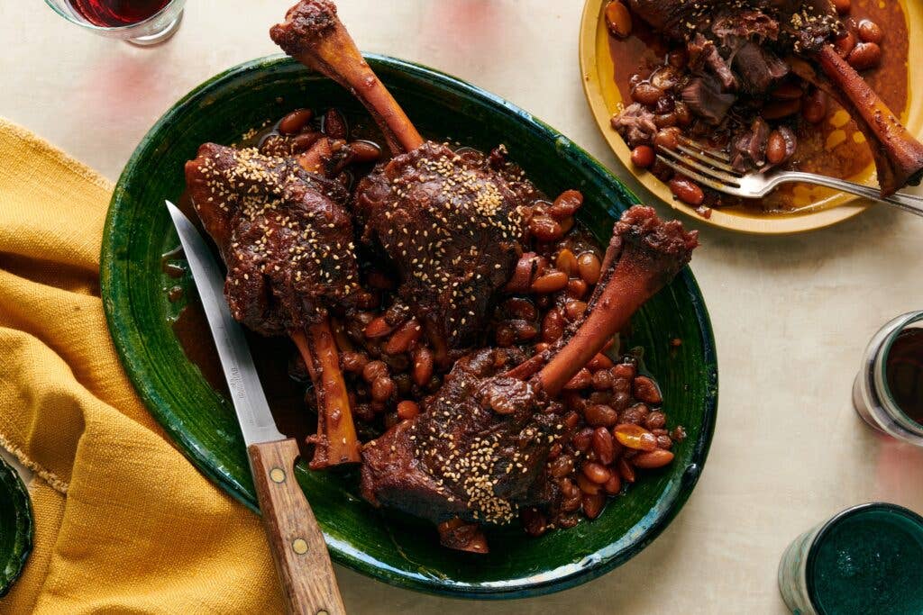 Honey Braised Lamb Shanks Recipe