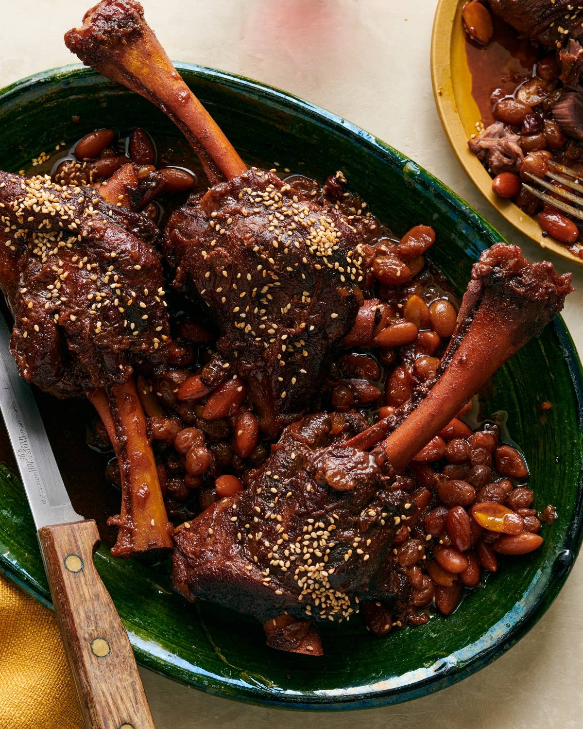 Honey Braised Lamb Shanks Recipe