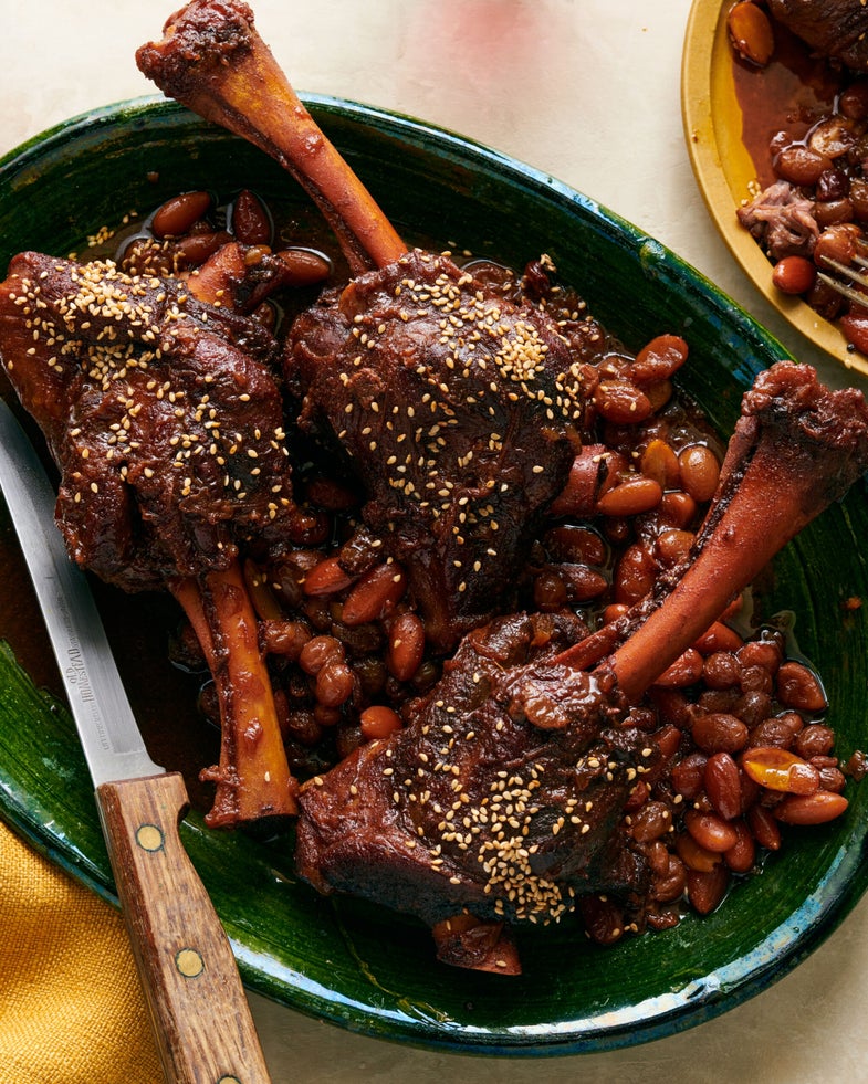 Honey Braised Lamb Shanks Recipe