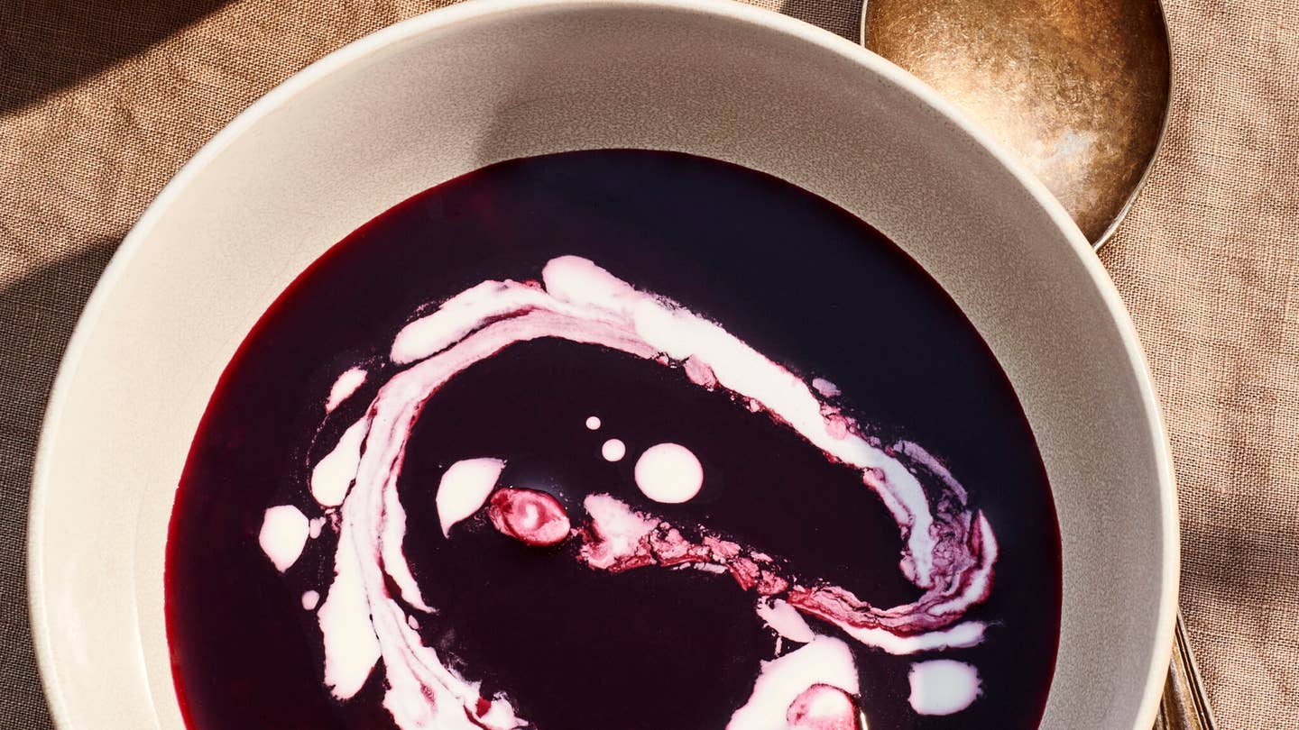 Mustikkakeitto (Finnish Blueberry Soup) Mustikkakeitto