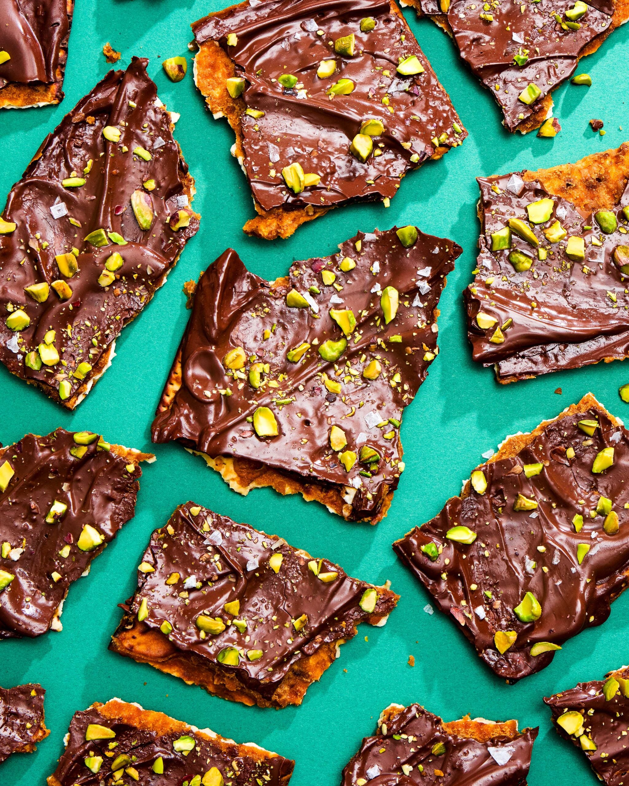 Chocolate Caramel Matzo Brittle