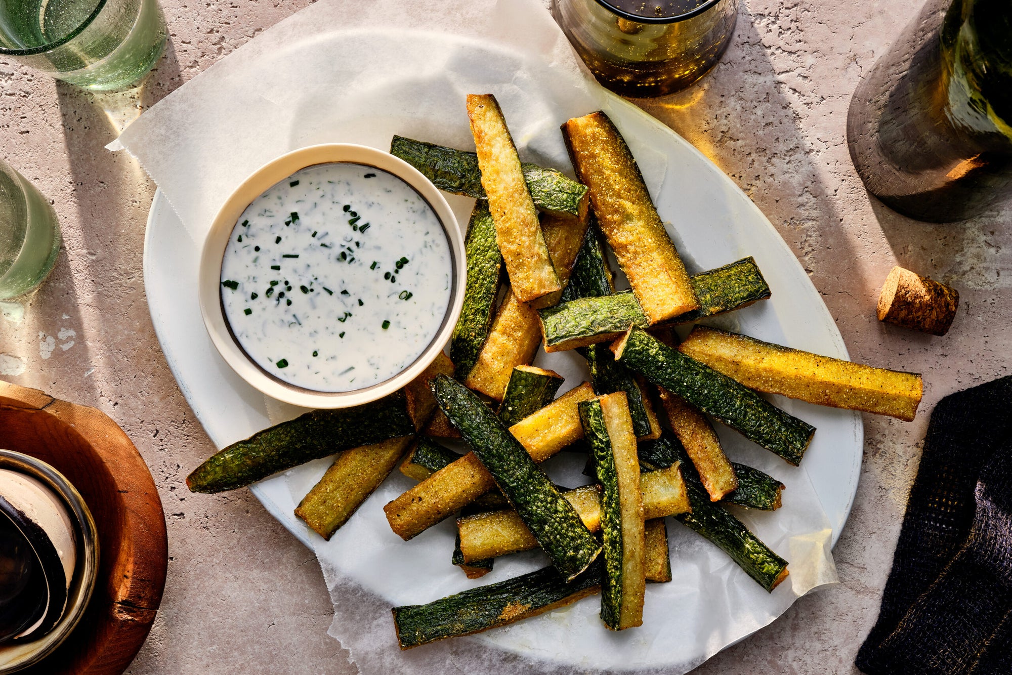 Fried Cucumbers with Sour Cream Dipping Sauce Saveur