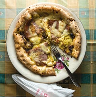 Pizza Pistacchio e Mortadella (Pistachio and Mortadella Pizza)-image