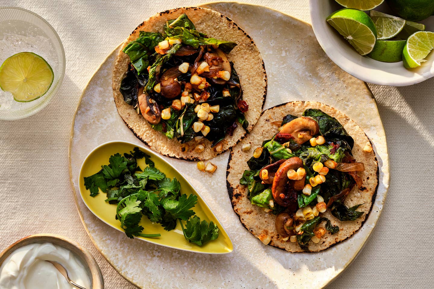Swiss Chard and Chipotle Tacos
