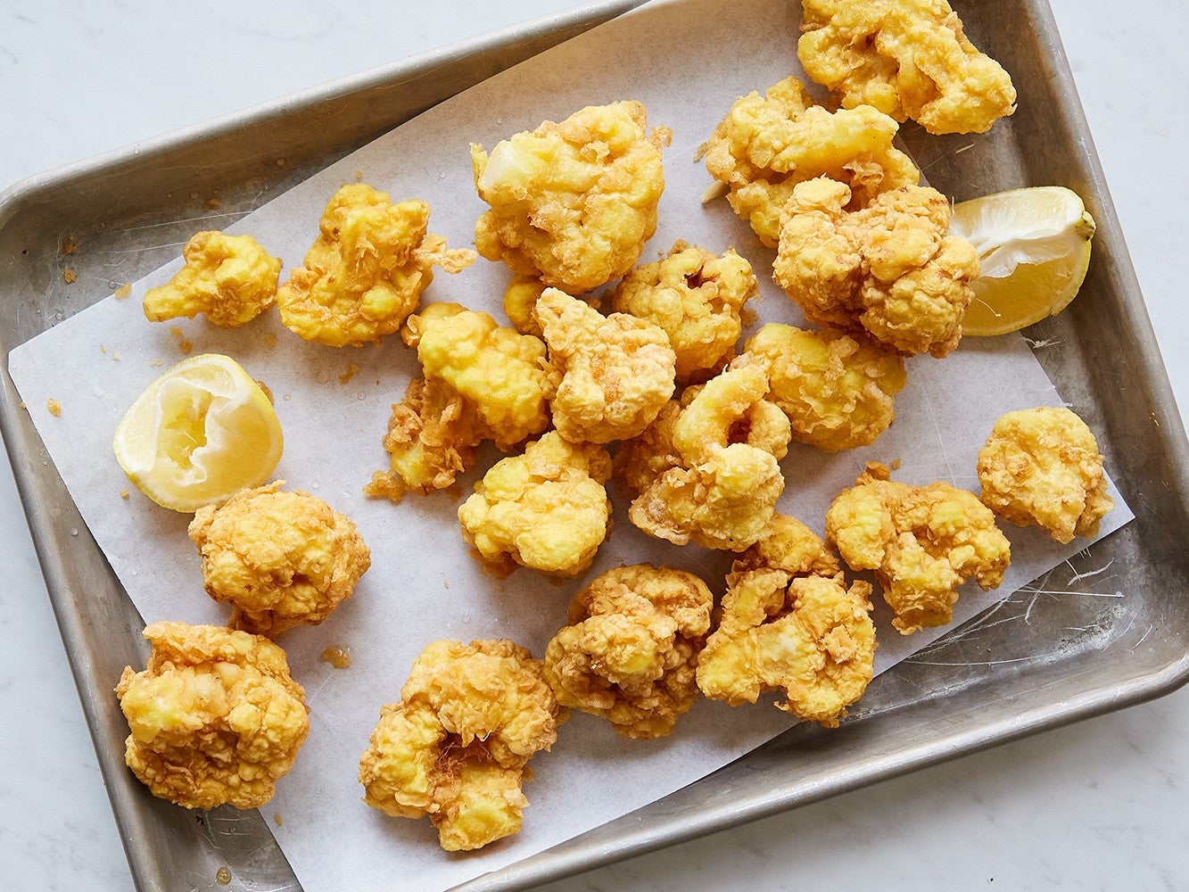 Lemony Fried Cauliflower