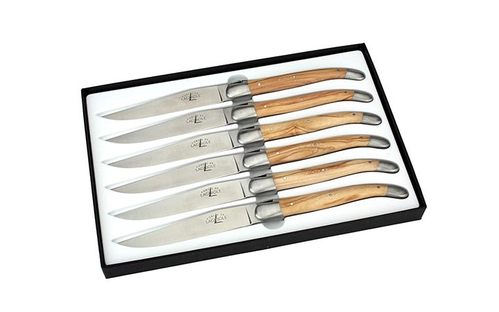 Best Steak Knives Serrated Laguiole Set of 6