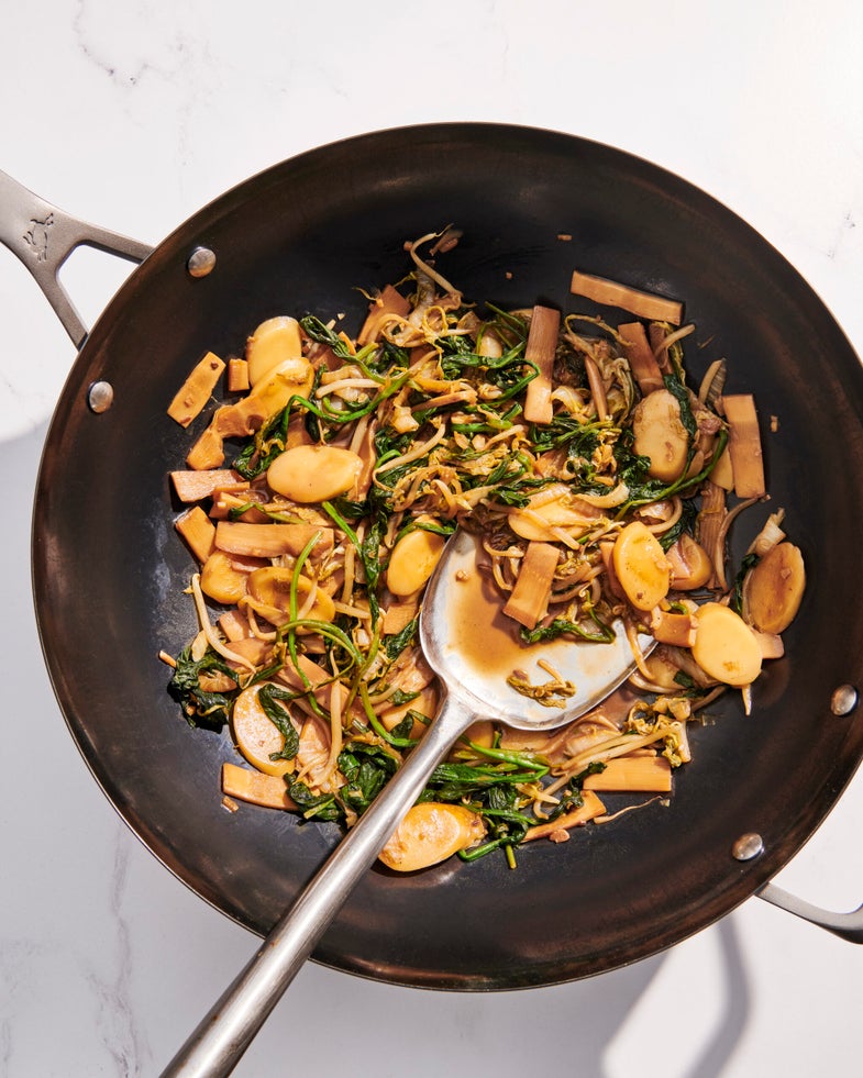 Shanghai Stir Fried Rice cakes