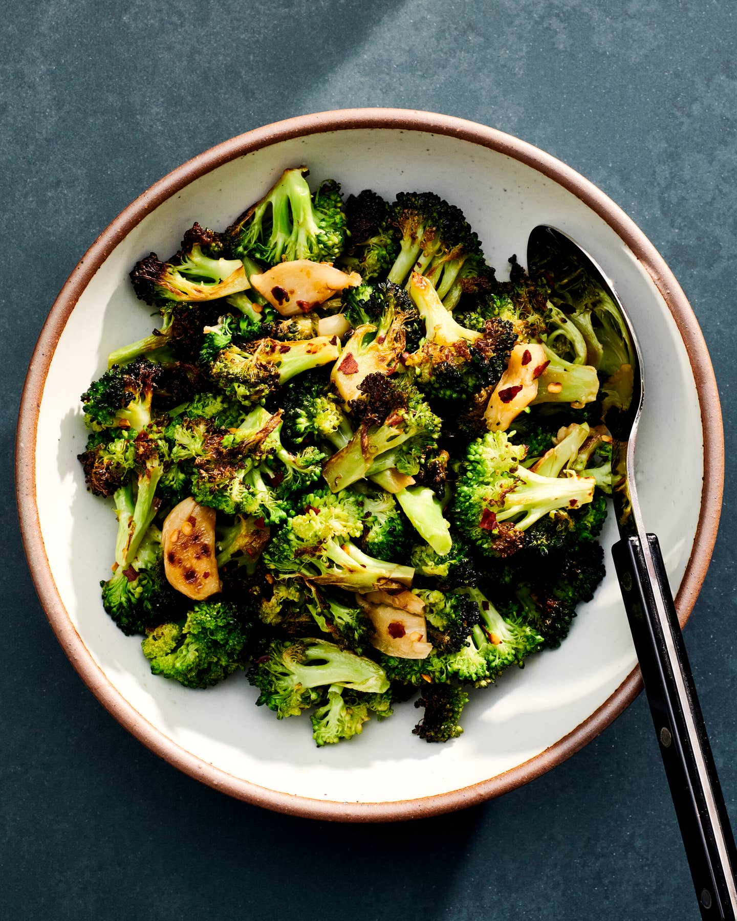 Broccoli with Garlic and Hot Pepper (Broccoli Strascinati)