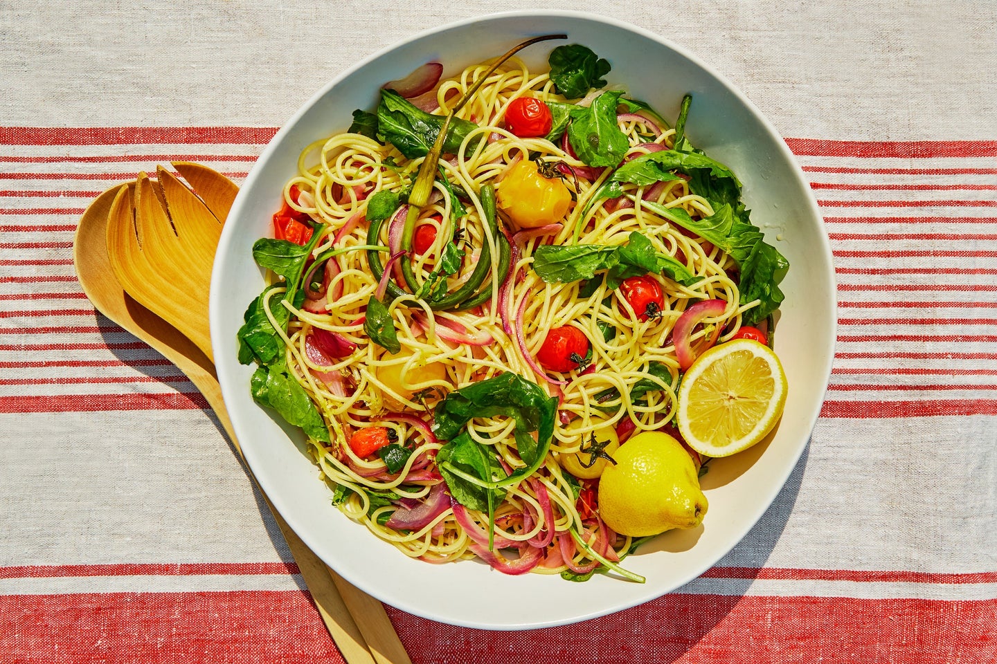 Garlic Scape and Cherry Tomato Pasta Recipe Saveur