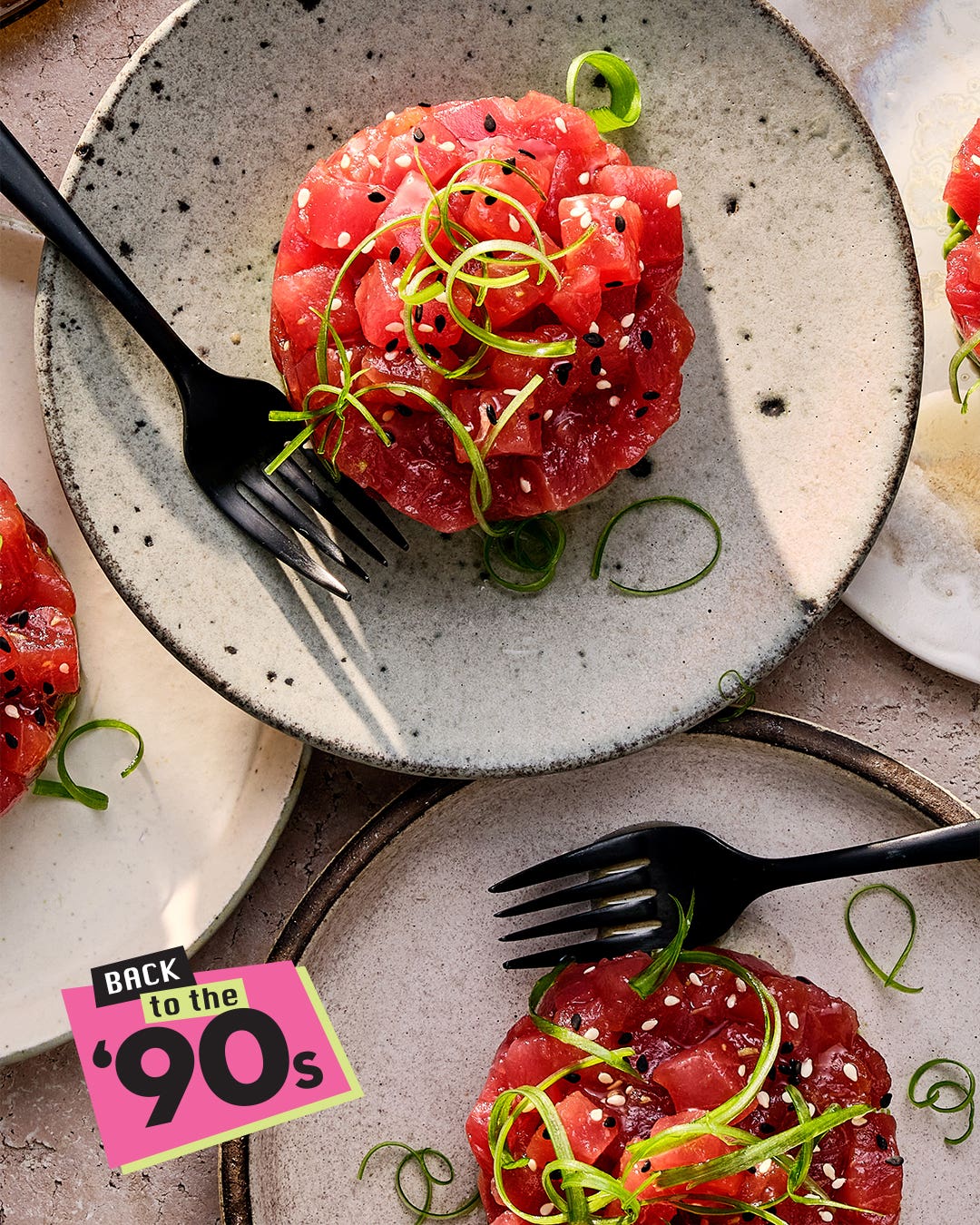 Retro Tuna Tartare With Avocado and Sesame Tuna Tartare Recipe
