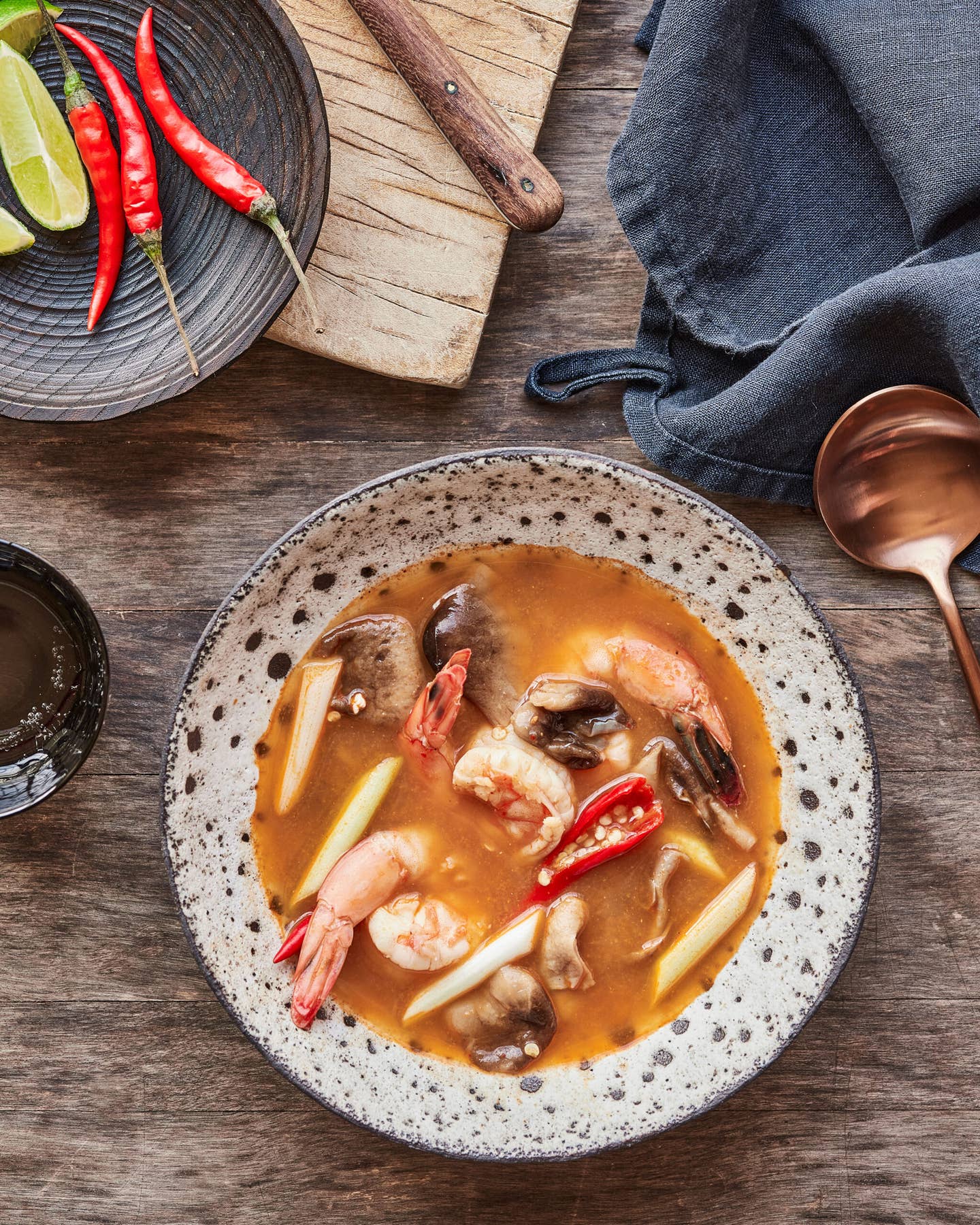 Tom Yum Goong (Thai Hot and Sour Shrimp Soup)