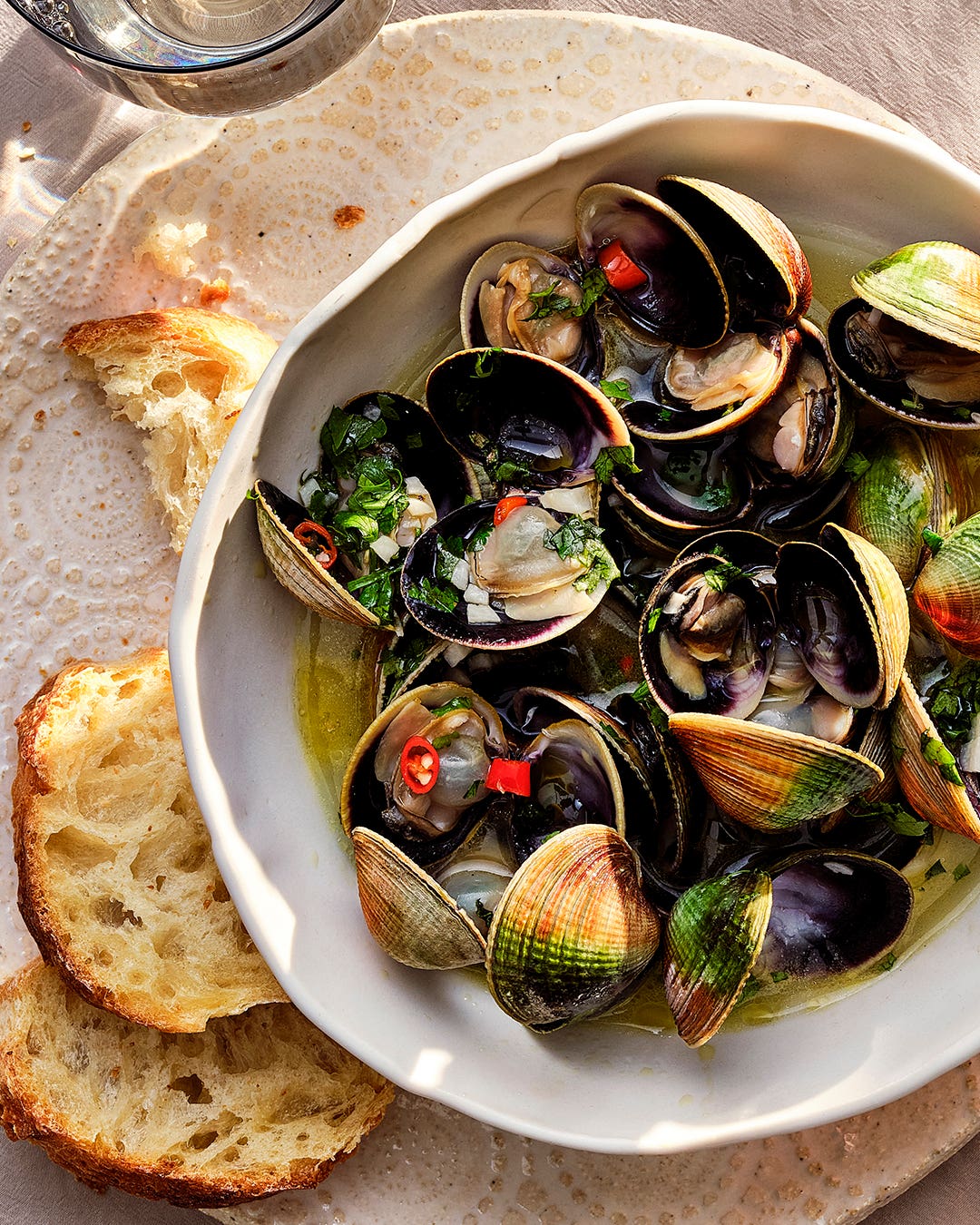 Clams in Sherry Sauce