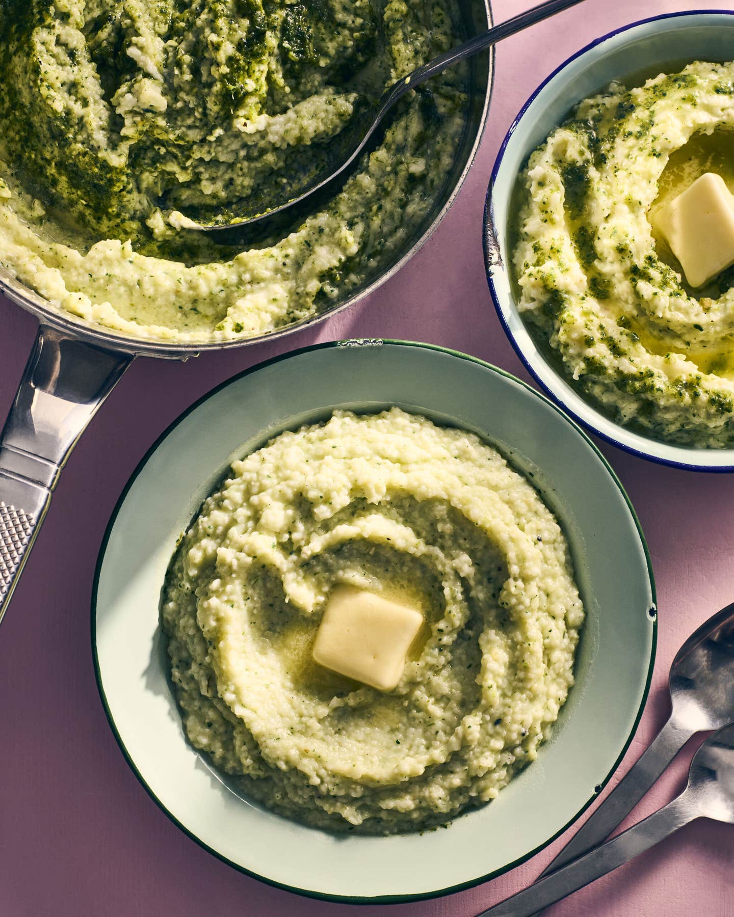 Green Chile Grits
