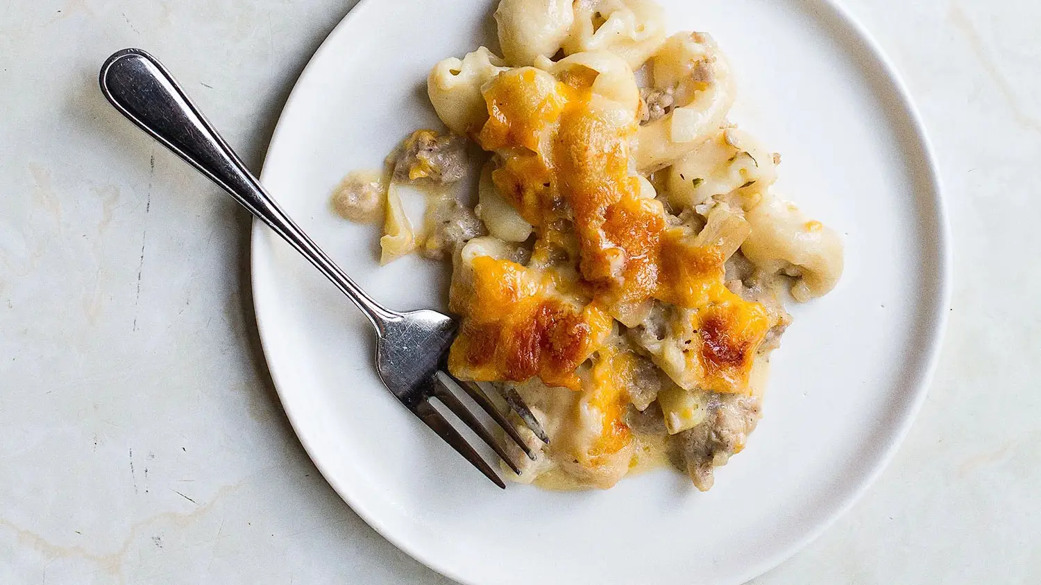Apple and Sausage Macaroni and Cheese-image