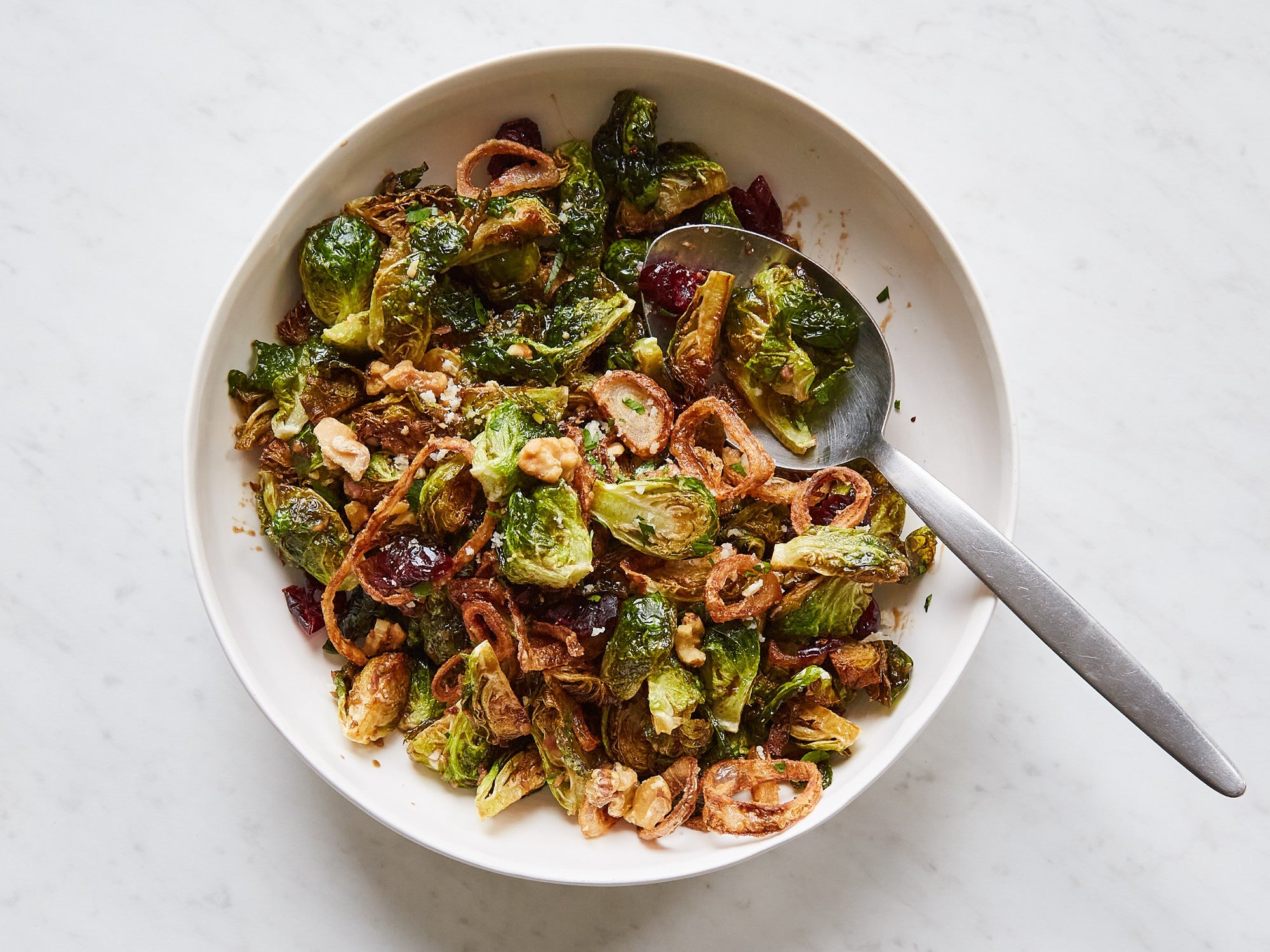 image of Fried Brussels Sprouts recipe by Saveur