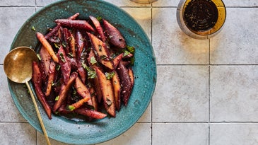 Carrots with Aleppo Pepper and Mint