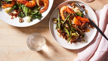 Shrimp Stir Fry With Long Green Beans Recipe