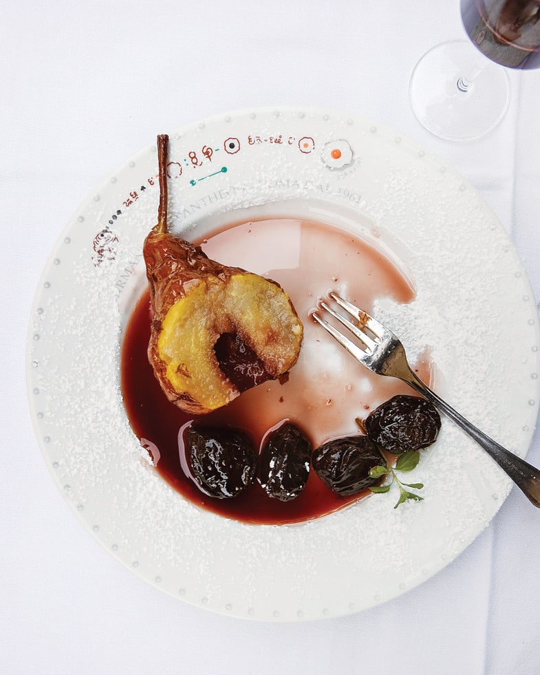 Baked Pears and Prunes
