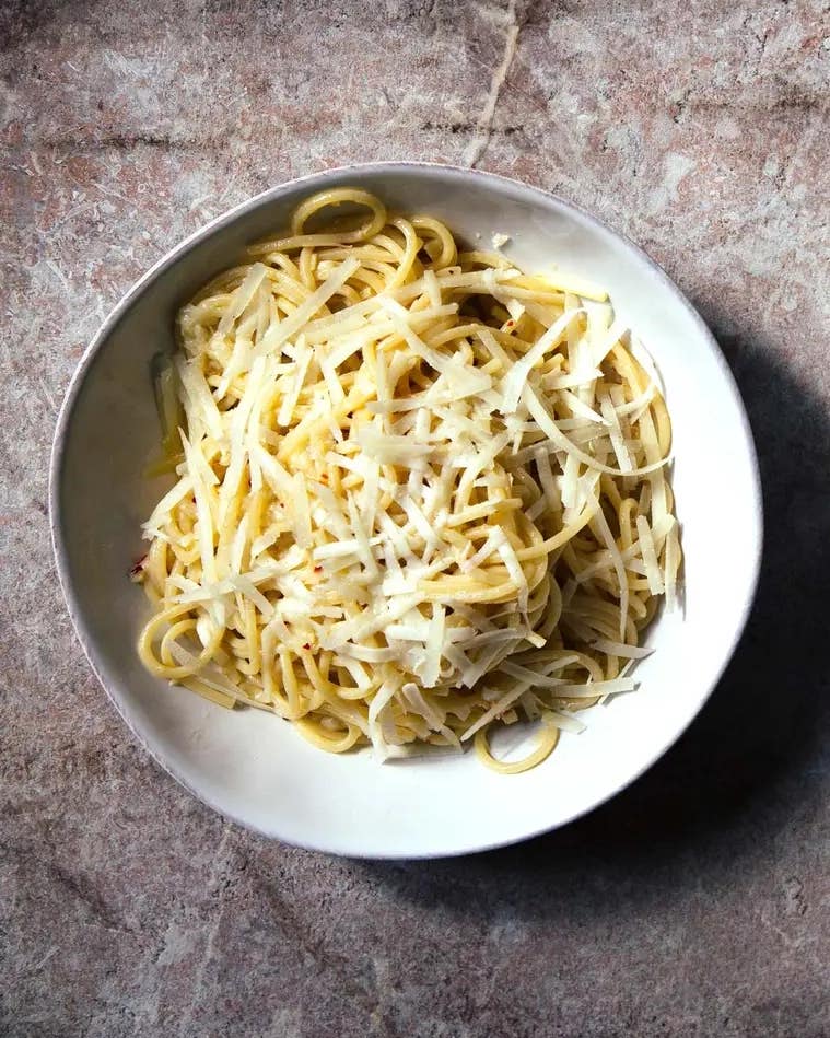 Rita Sodi’s Spaghetti Aglio e Olio Rita Pasta Recipe