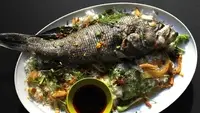 Steamed Whole Fish with Dried Tangerine Peel and Fennel-image