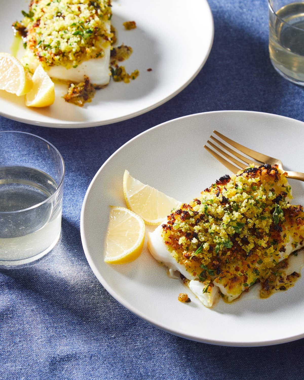Panko and Herb Crusted Cod Fillets