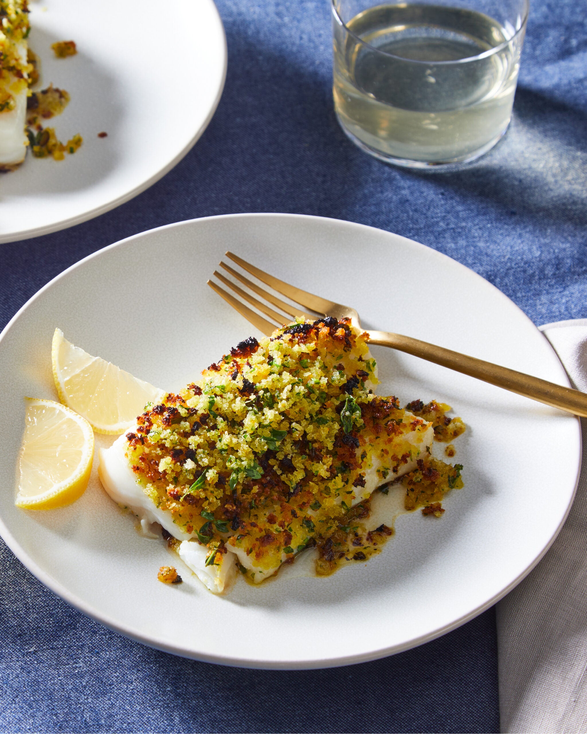 Panko- and Herb-Crusted Cod Fillets
