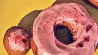 Cardamom-Rose Cake Donuts-image