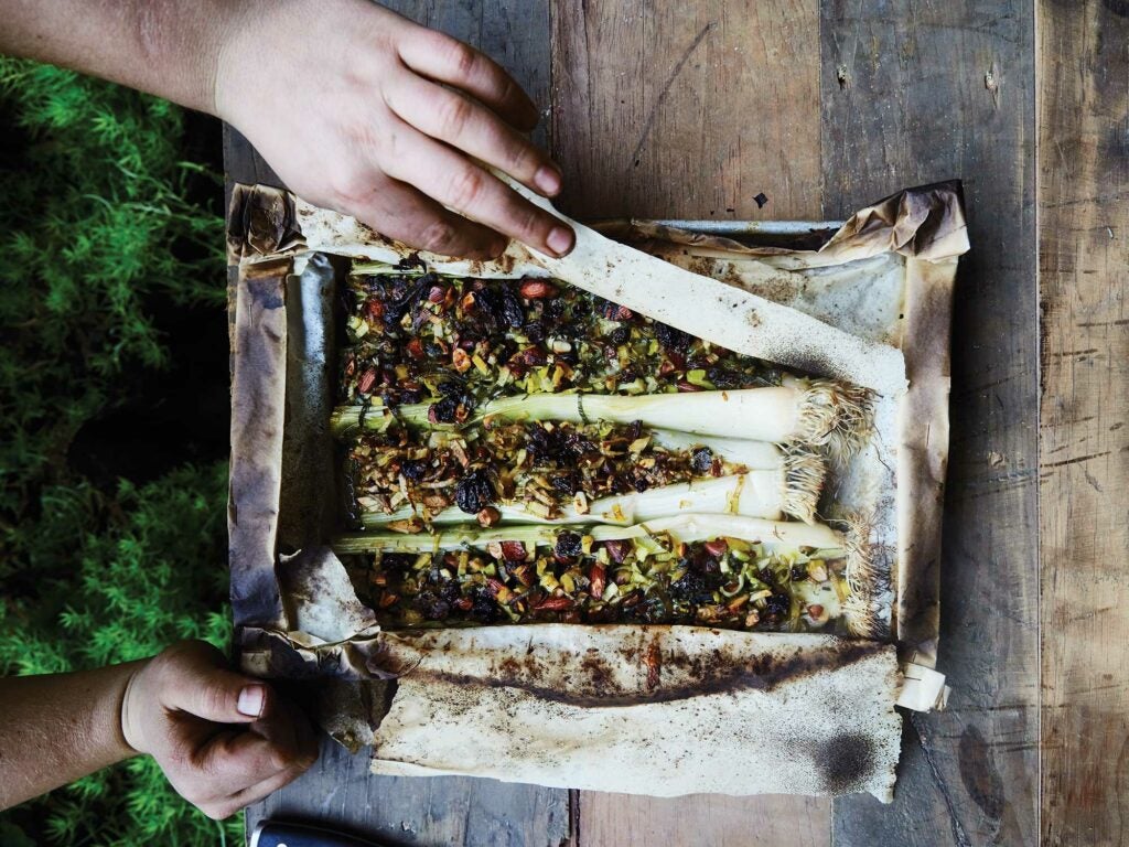 Stuffed Leeks for New Year's Eve Dinner Recipes