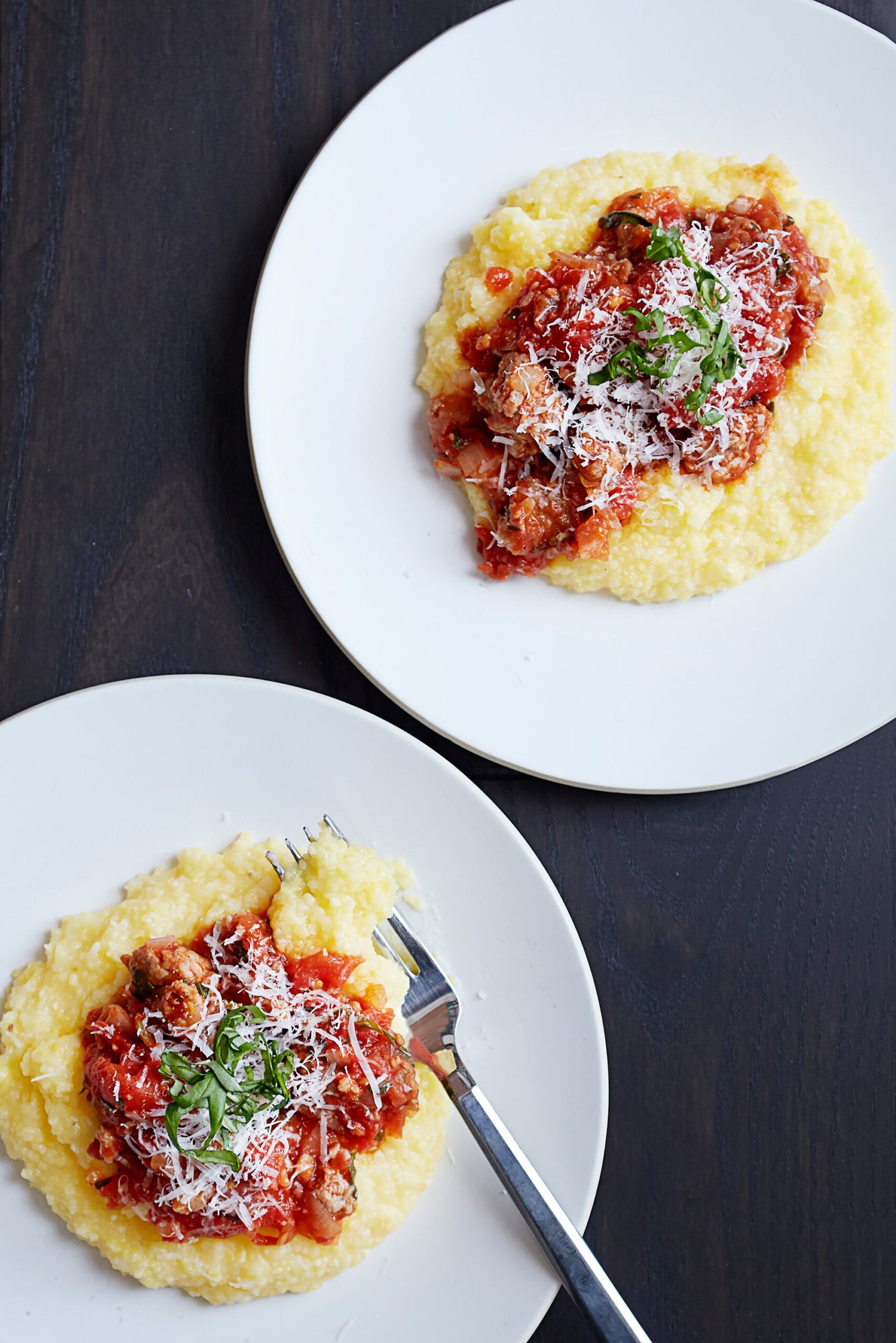 Parmesan Polenta with Sausage Ragù | Saveur