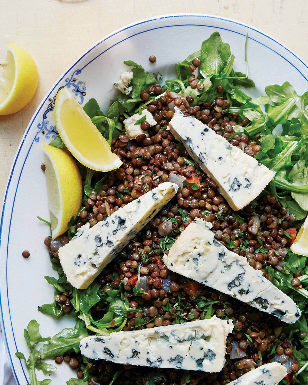 French Lentil Salad with Blue Cheese