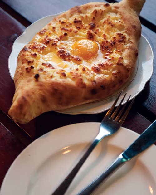 An Egg and Cheese Bread That Will Float Your Boat