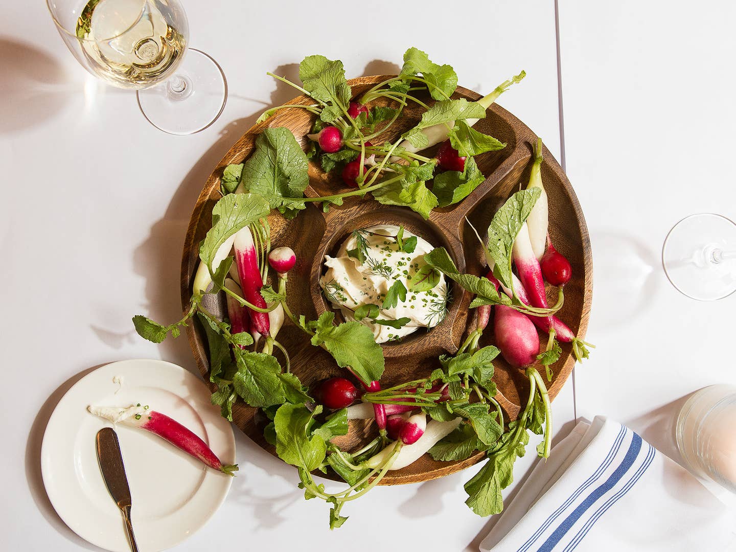 Boursin Dip with Radishes