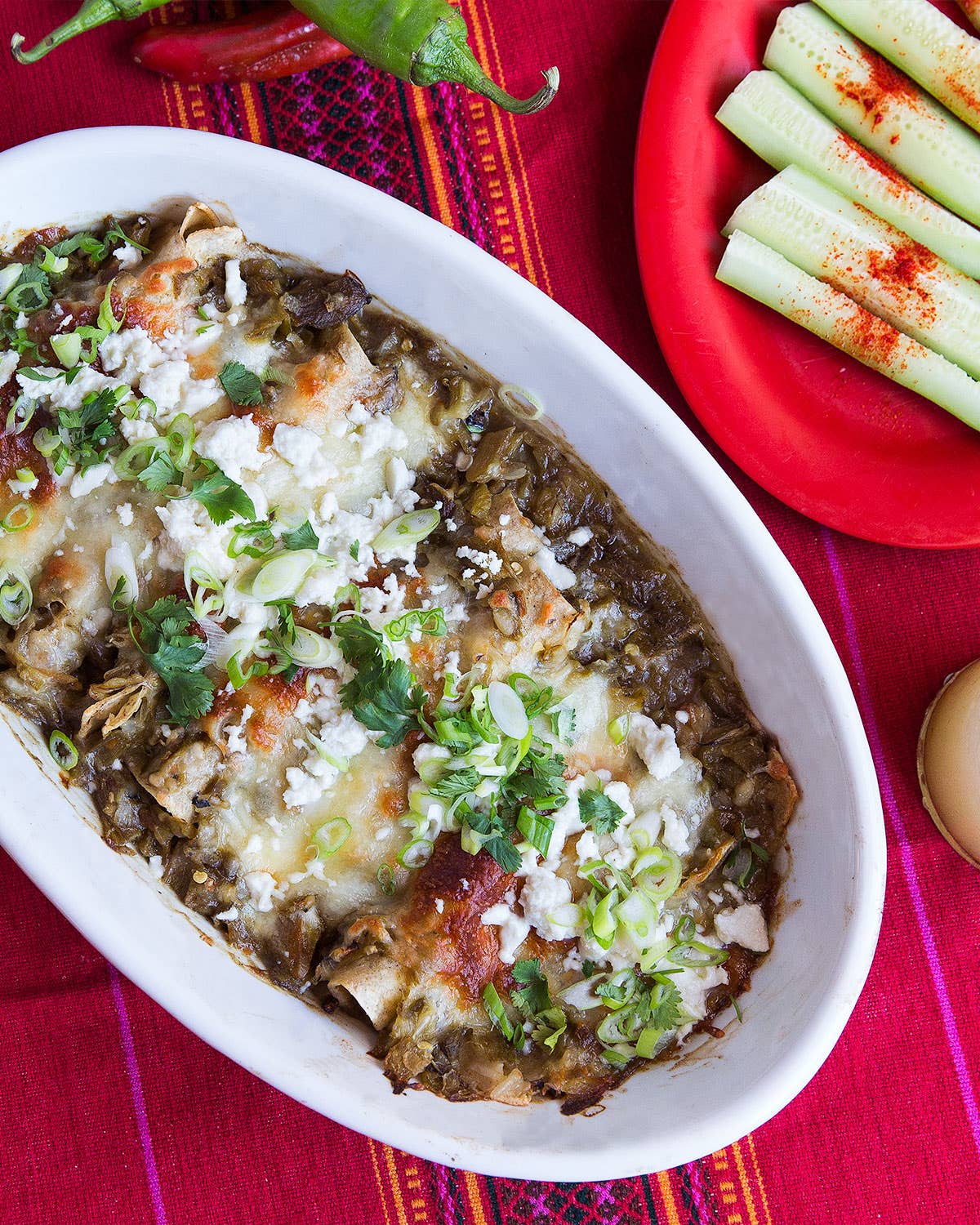 Green Chile Chicken Enchiladas Hatch green chile enchiladas