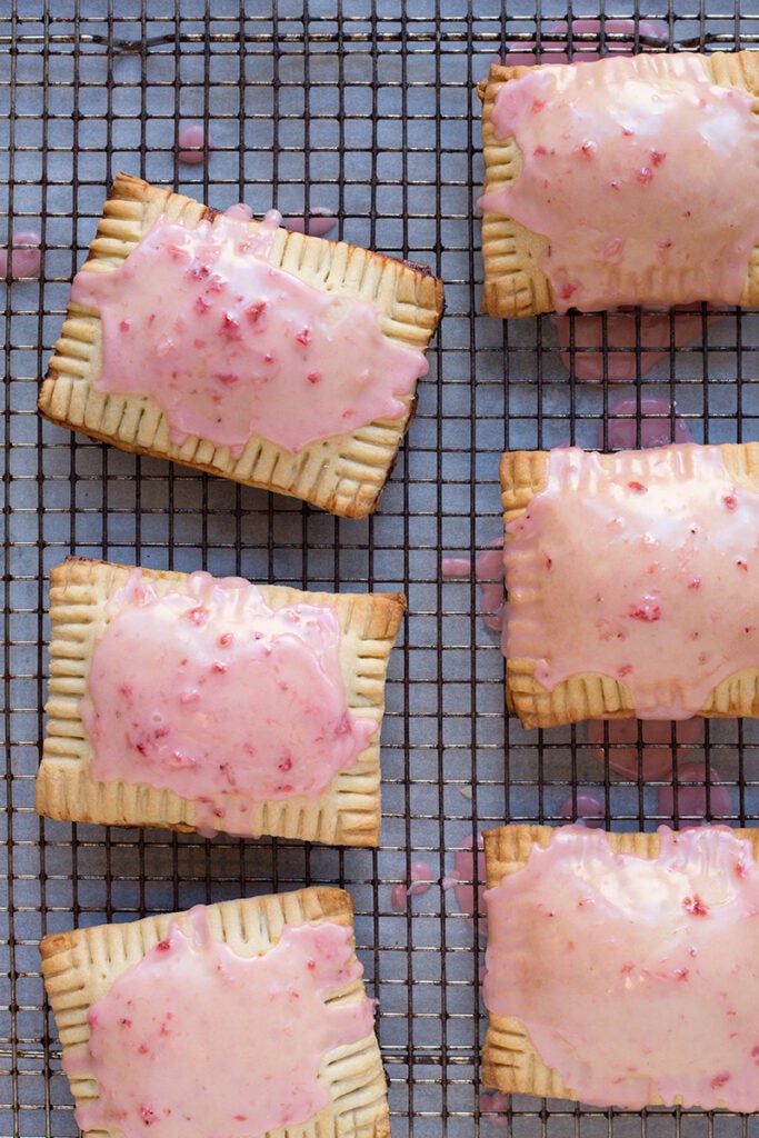 Goat Cheese and Strawberry Breakfast Tarts