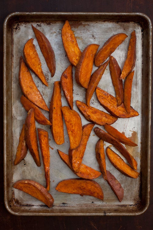 Sweet Potato Honey Fries with Curry-Honey Sauce