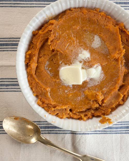 Maple Butter Mashed Sweet Potatoes