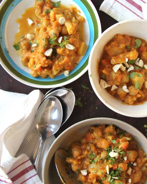 Pumpkin-Chickpea Curry