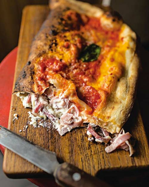 Calzone di Prosciutto e Ricotta  (Ham and Cheese Calzone)
