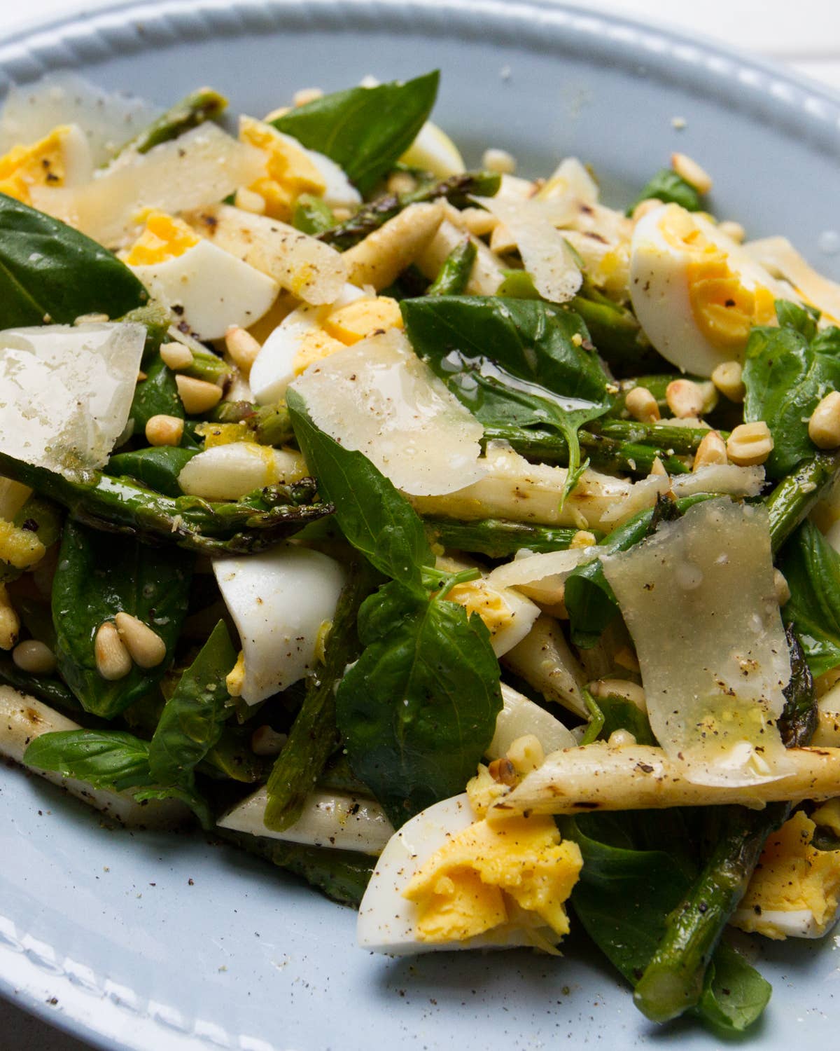 Charred Asparagus and Egg Salad