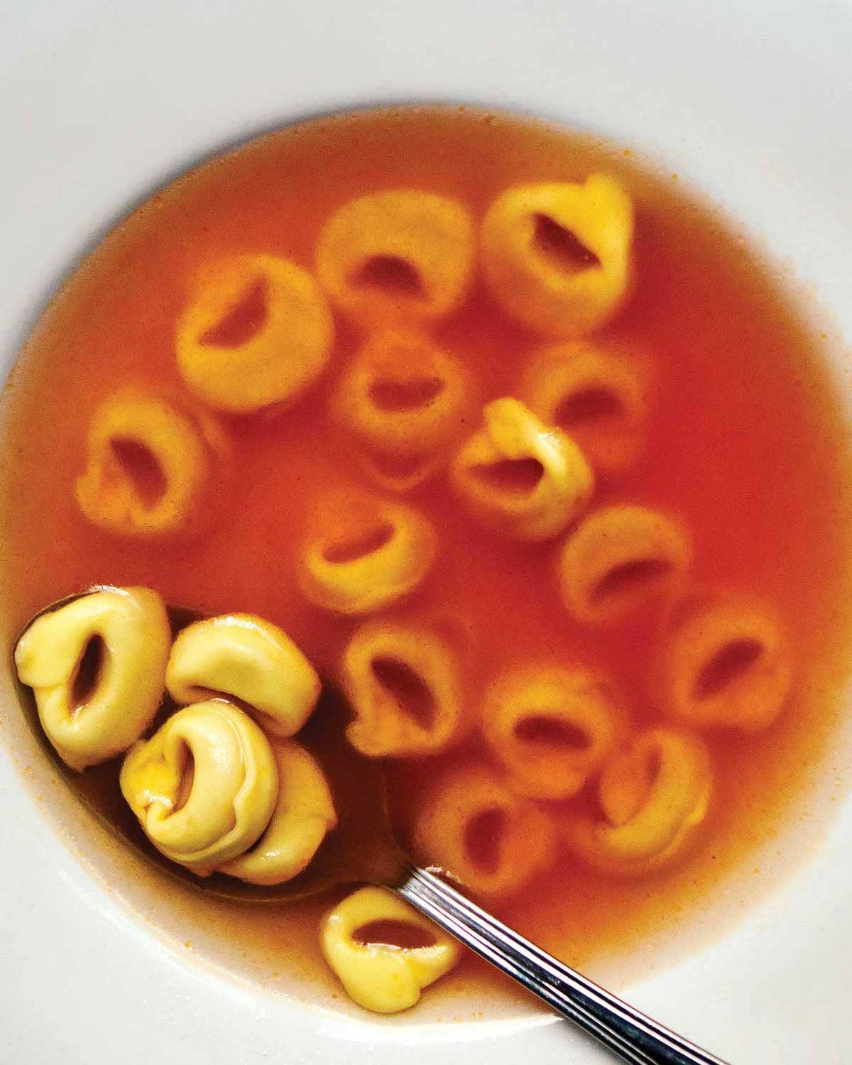 Tortellini Soup (Tortellini in Brodo)