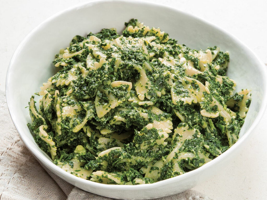 Farfalle with Cavolo Nero Pesto