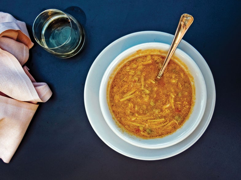 Skate and Romanesco Soup