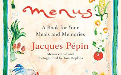 Menu's: A Book for Your Meals and Memories