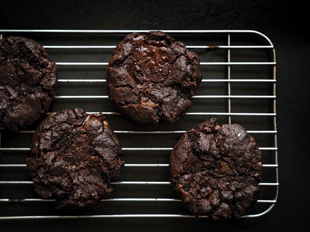 Double Chocolate Candied Ginger Christmas Cookies Recipe