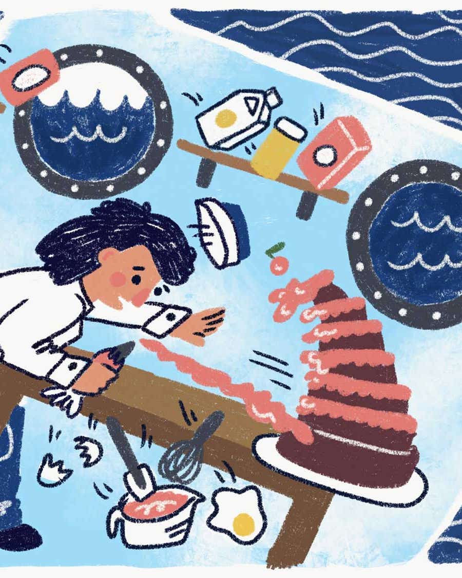 The Challenges of Baking at Sea baking at sea
