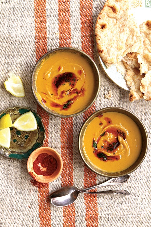 Red Lentil and Squash Soup (Shorabit Jarjir)