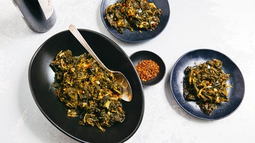 Spicy Braised Kale