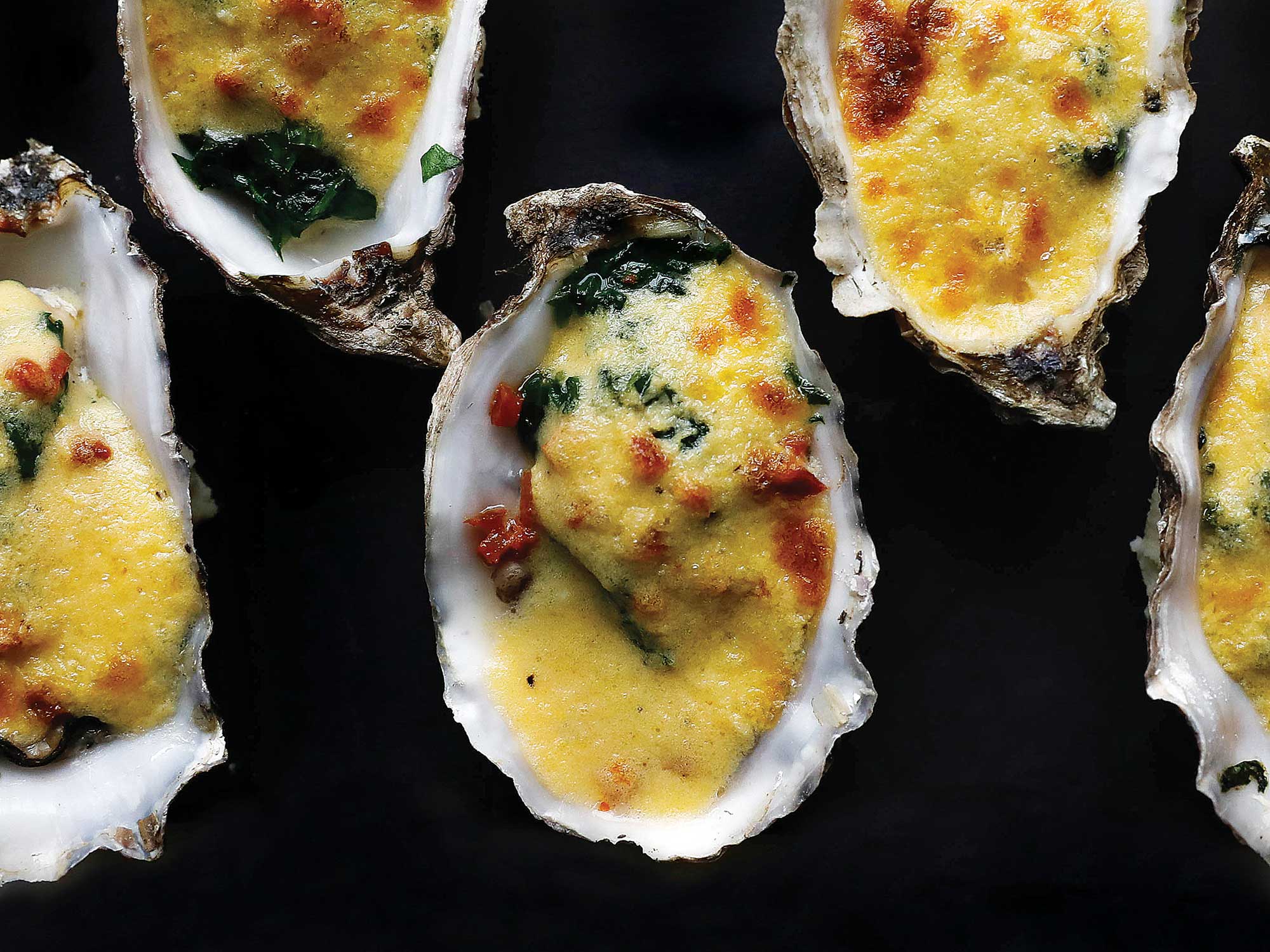 Oysters Rockefeller Hollandaise